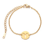 Armband mit Anhänger des astrologischen Sternzeichens Widder