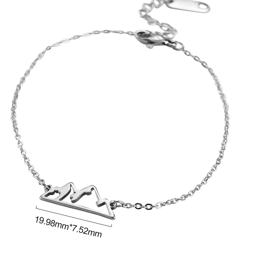 Armband mit Berg-Anhänger für Damen