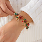 Armband mit Weihnachtsanhängern für Damen