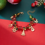 Armband mit Weihnachtsanhängern für Damen