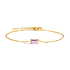 Armband mit farbigem Geburtsstein