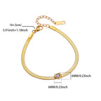 Armband mit herzförmigem Geburtsstein