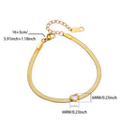 Armband mit herzförmigem Geburtsstein