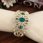 Armband mit Strass und Steinen arabisch muslimisch Hochzeit grün