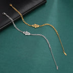 Armband mit arabischer Fatima-Hand in Gold oder Silber 