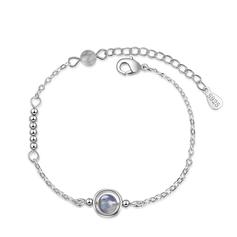 Armband mit Zirkon Mondstein