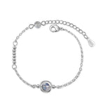 Armband mit Zirkon Mondstein