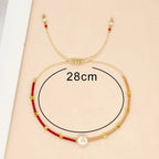 Zweifarbiges Initialen-Armband