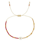Zweifarbiges Initialen-Armband v