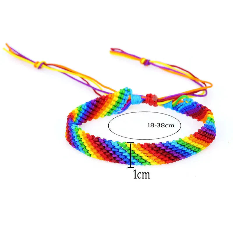 Handgemachtes, wasserfestes, mehrfarbiges Brasilianisches Armband