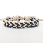 Handgefertigtes brasilianisches Armband Naturfarben schwarz
