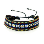 Gemischtes brasilianisches Armband im Urlaubsstil schwarz