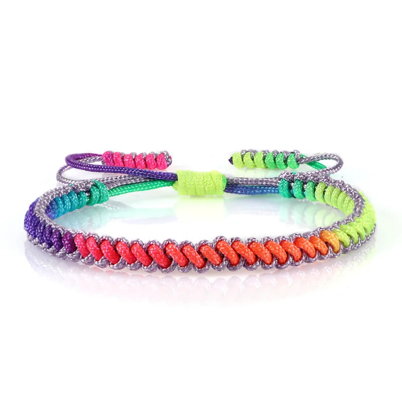 Mehrfarbiges brasilianisches Armband für Damen violett
