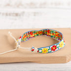 Brasilianisches Armband im Sommerstil gelb