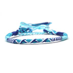 Brasilianisches Armband im Hippie-Boho-Stil blau