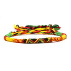 Brasilianisches Armband im Hippie-Boho-Stil gelb