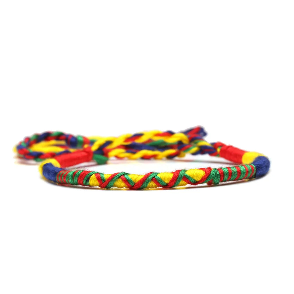 Brasilianisches Armband im Hippie-Boho-Stil mehrfarbig