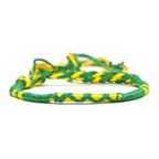 Brasilianisches Armband im Hippie-Boho-Stil grün