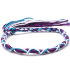 Brasilianisches Armband im Hippie-Boho-Stil violett