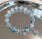 Himmlisches Mondstein-Armband