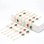 Goldfarbenes Herz Armband Damen