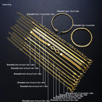 Unendlich Herz Armband Silber und Gold (Set mit 3 Armbändern)
