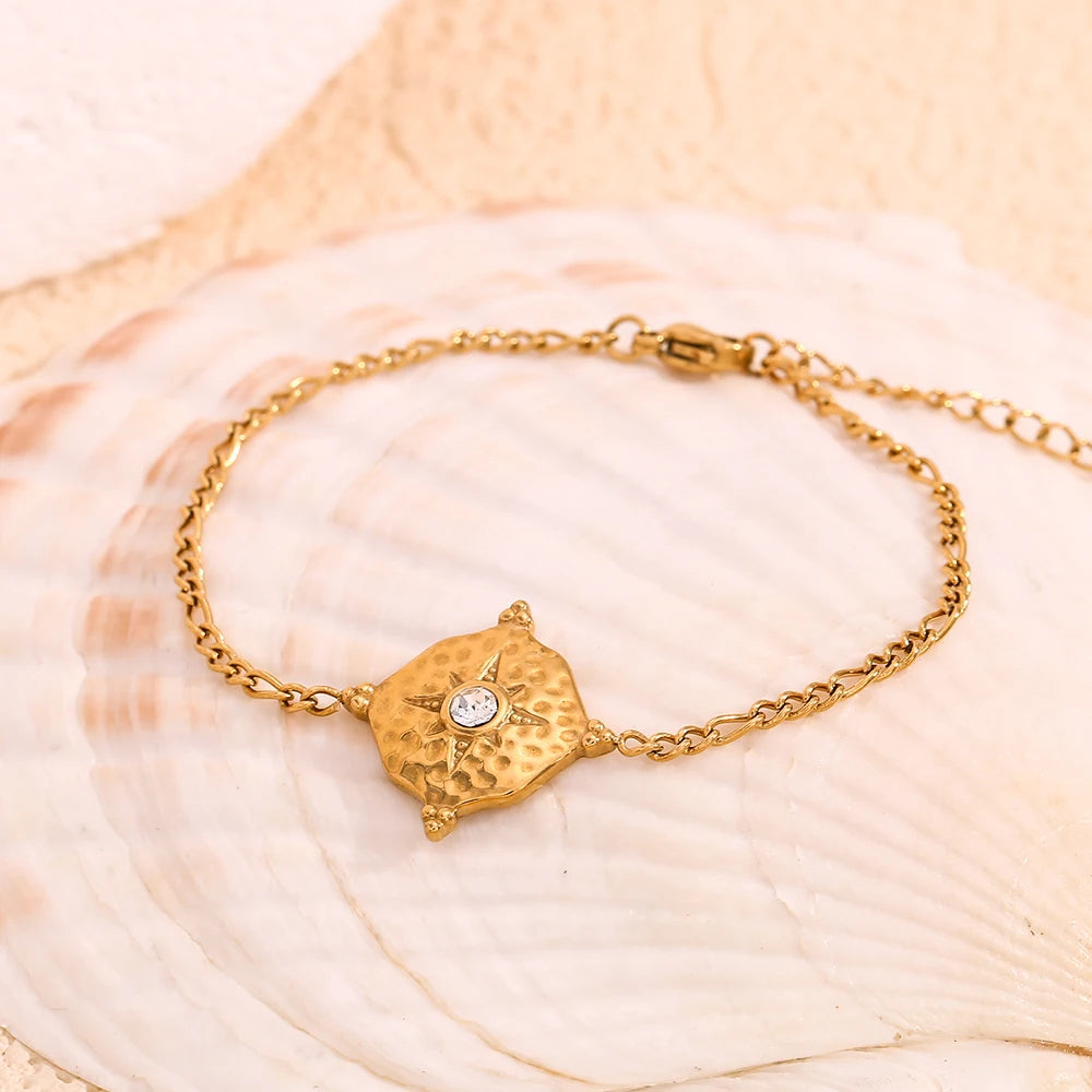 Kompassarmband Damen Windrose