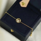 Kompass Gourmette Armband Windrose