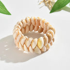 Boho-Kauri-Muschelarmband