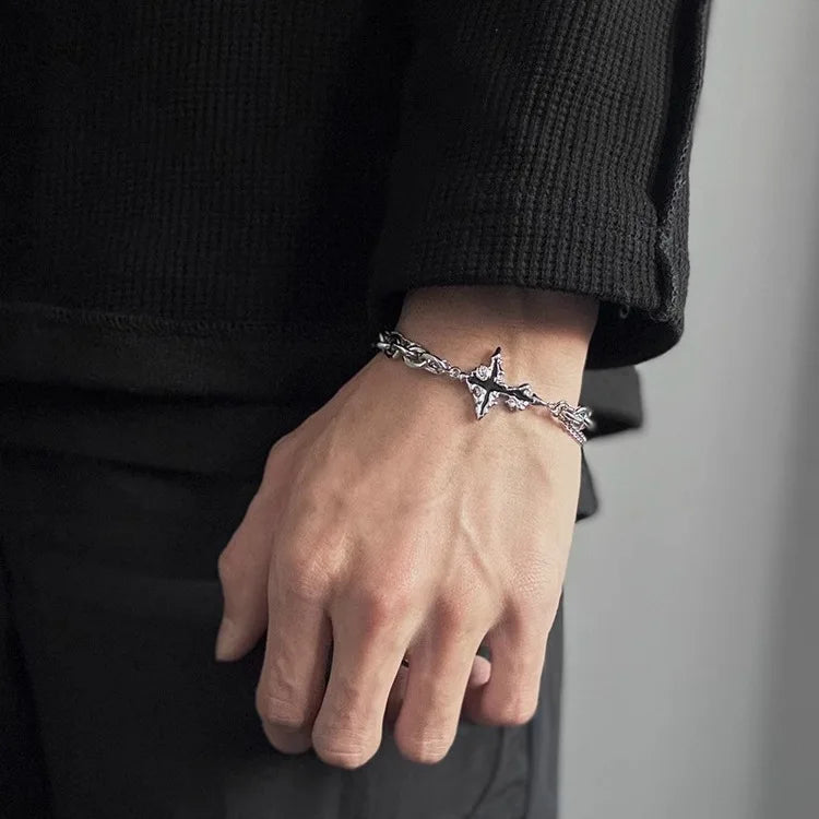 Christliches Kreuz Armband für Herren oder Damen