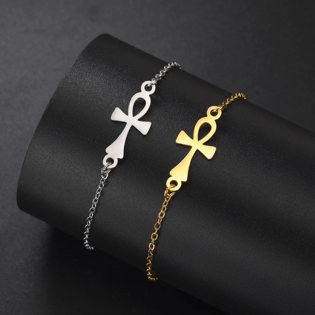 Armband Ankh-Kreuz Ägypten Gold 1