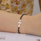 Armband Ankh-Kreuz Ägypten Schwarz