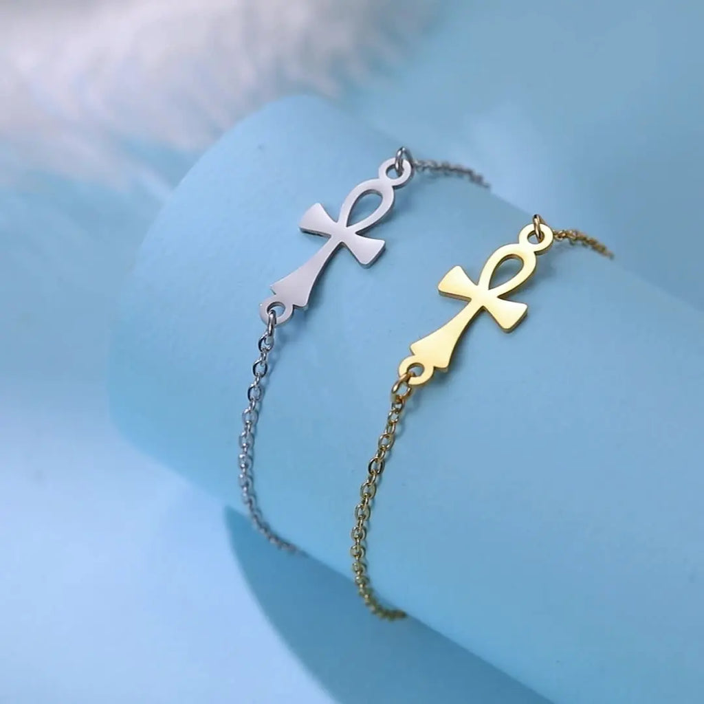 Armband Ankh-Kreuz Ägypten Silber 1