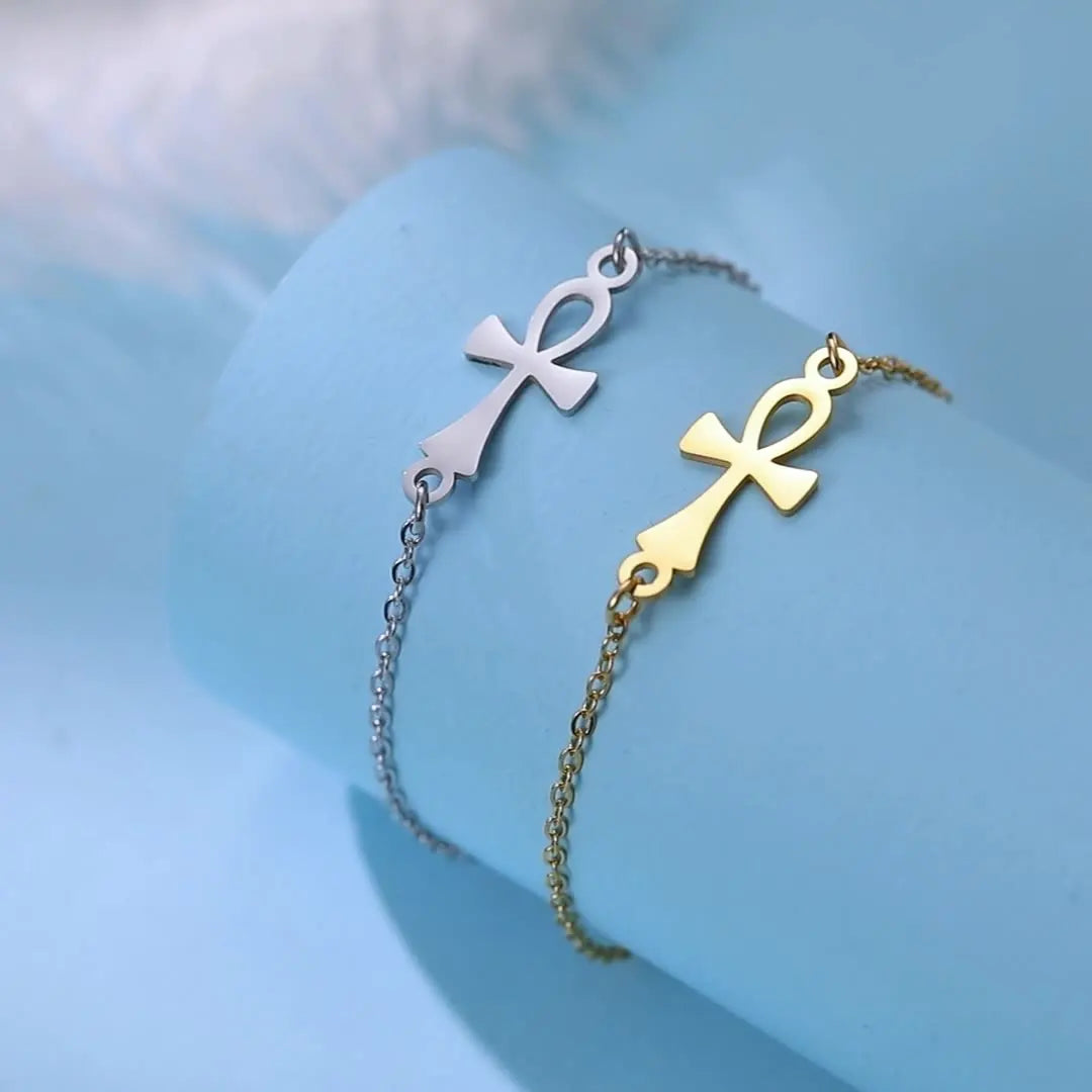 Armband Ankh-Kreuz Ägypten Silber 1