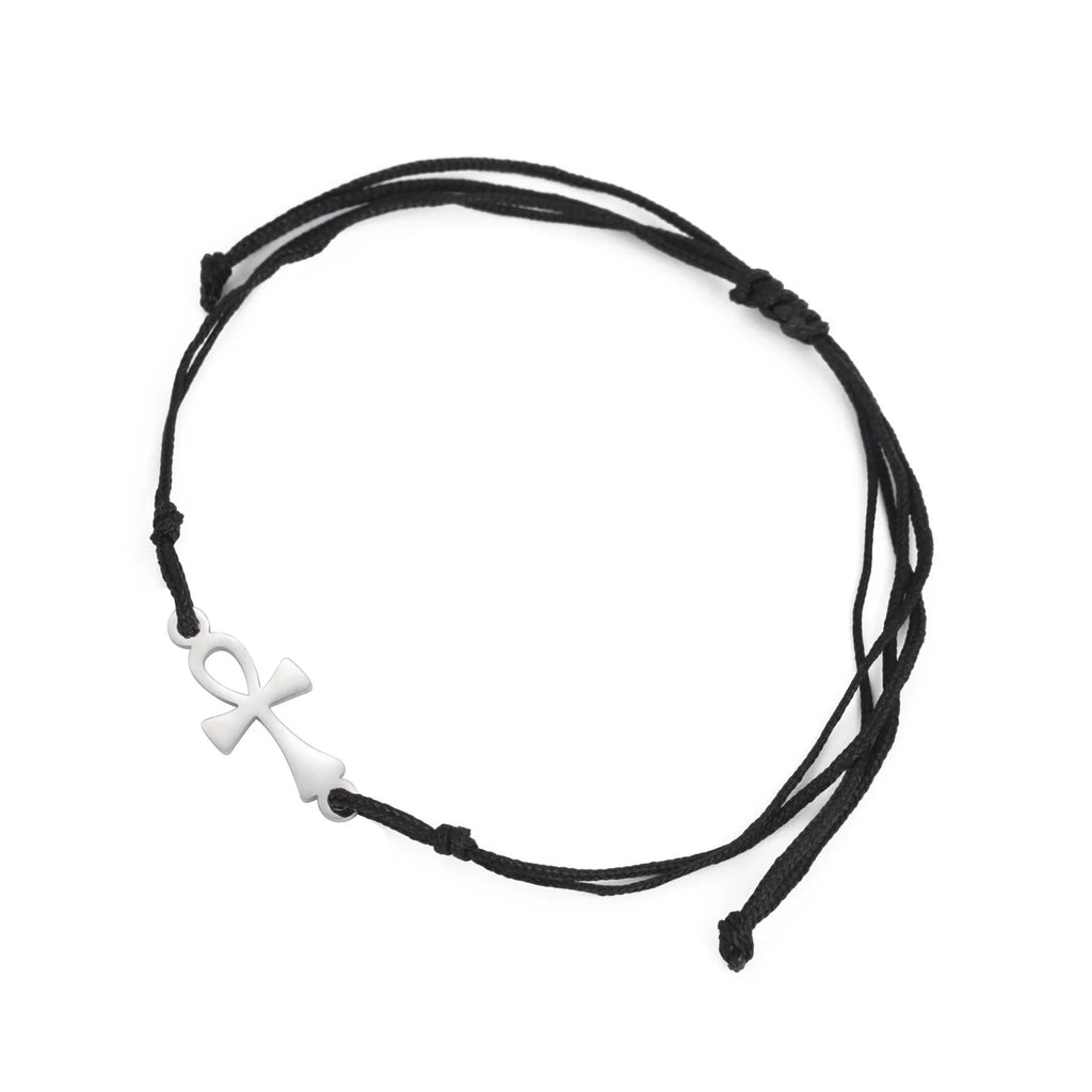 Armband Ankh-Kreuz Ägypten Schwarz