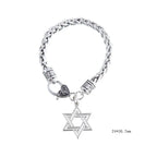 Kubanisches Armband mit dem symbolischen Davidstern