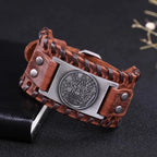 Lederarmband Pentakel Hexerei Wicca Gliederarmband 1