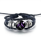 Lederarmband Sternzeichen 12 Sternbilder Zwillinge