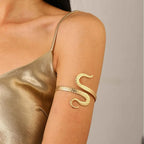 Armreif für Frauen Schlangenschwanz - Armkettchen und Bizepsschmuck in Gold