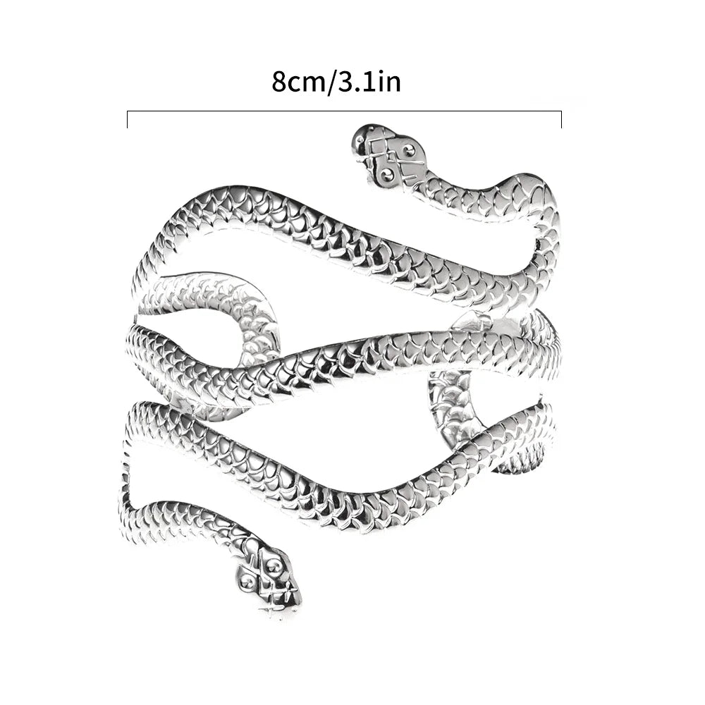Armband für Damen Schlange - Armkettchen und Bizepsschmuck Silber