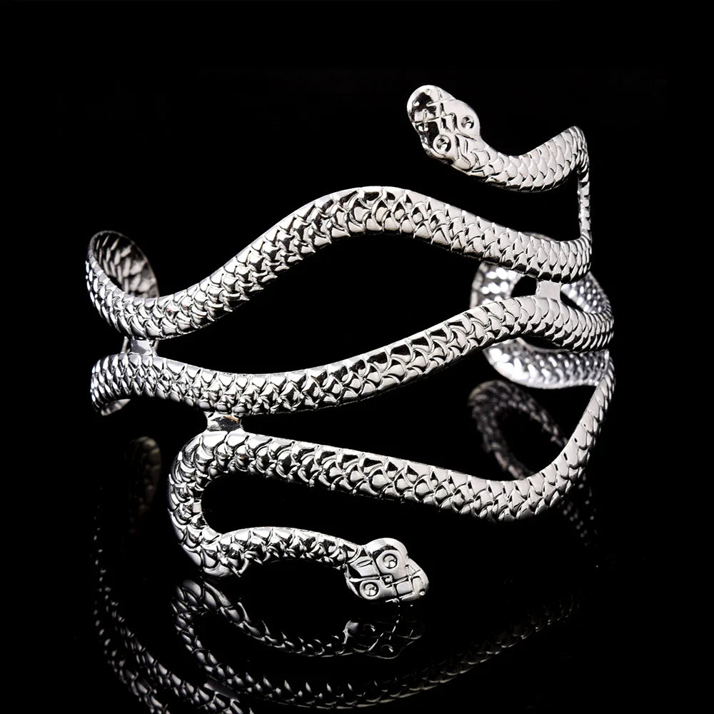 Armband für Damen Schlange - Armkettchen und Bizepsschmuck Silber