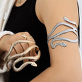 Armband für Damen Schlange - Armkettchen und Bizepsschmuck Silber