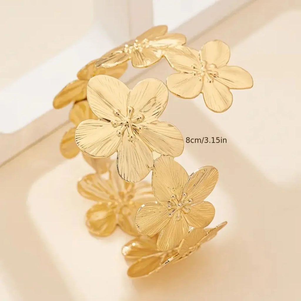 Armband für Damen - Bizepskette mit Blütenblättern