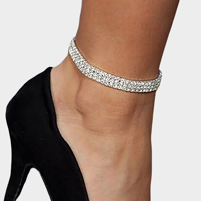 Strass‑Fußkettchen für Damen 