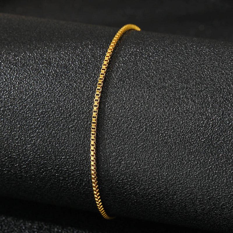 Feines Fußkettchen Gold