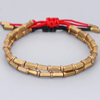 Vintage tibetisches buddhistisches Armband in Rot