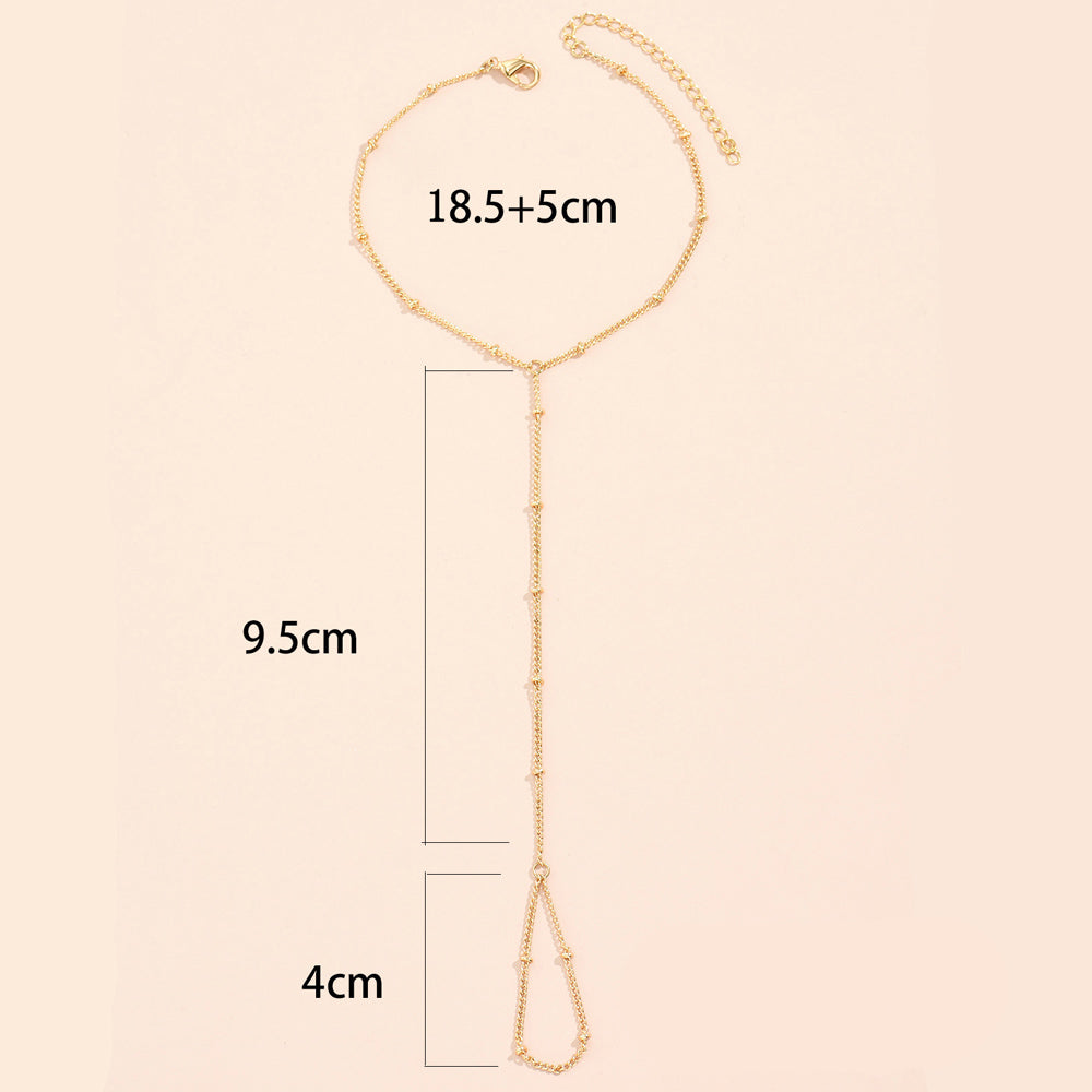 Armband Schmuckkette Damen Hand & Finger