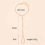 Handschmuck Armband Damen Kette Finger & Hand