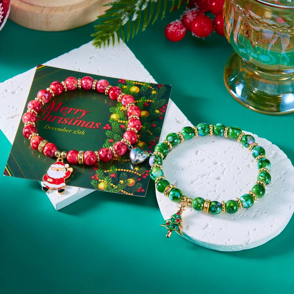 Weihnachtsarmband Trennbar Bester Freund Paar Stil 1