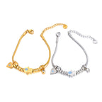 Schutzarmband mit Fatimas Hand und blauem Auge